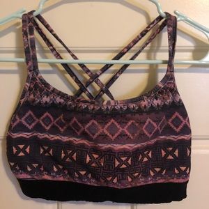 Multicolour sports bra
